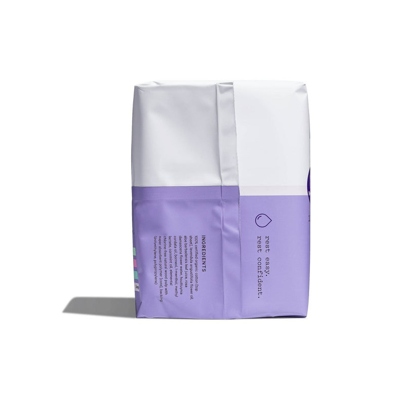 The Honey Pot Organic Cotton Herbal Overnight Pads - 12ct