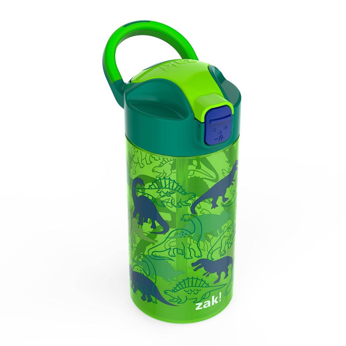 18oz 2pk Plastic Dino's and Camping Valiant Kids Water Bottle Set - Zak Designs