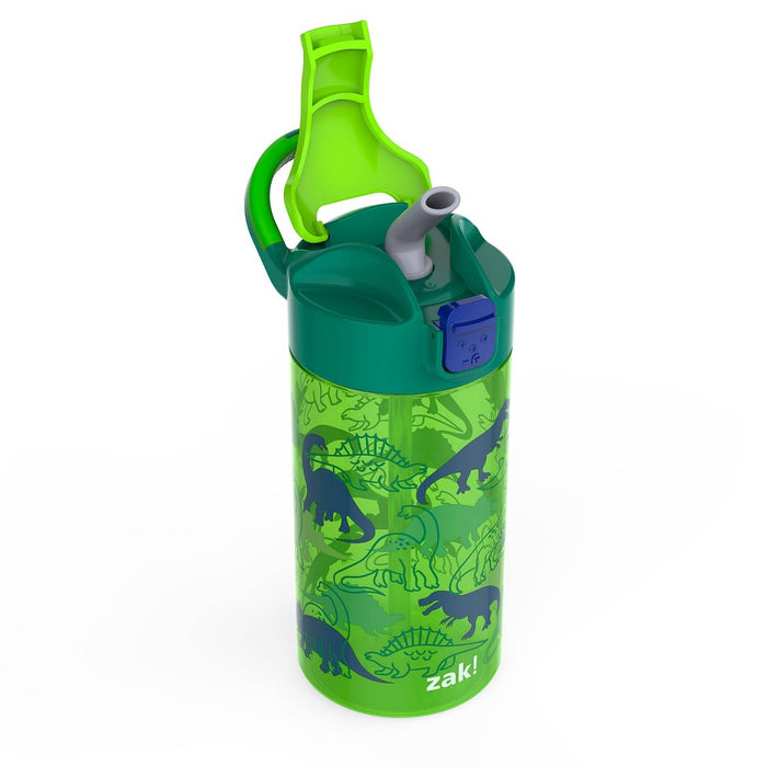 18oz 2pk Plastic Dino's and Camping Valiant Kids Water Bottle Set - Zak Designs
