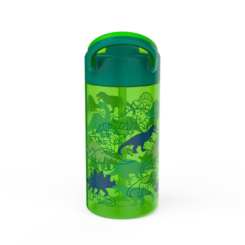 18oz 2pk Plastic Dino's and Camping Valiant Kids Water Bottle Set - Zak Designs