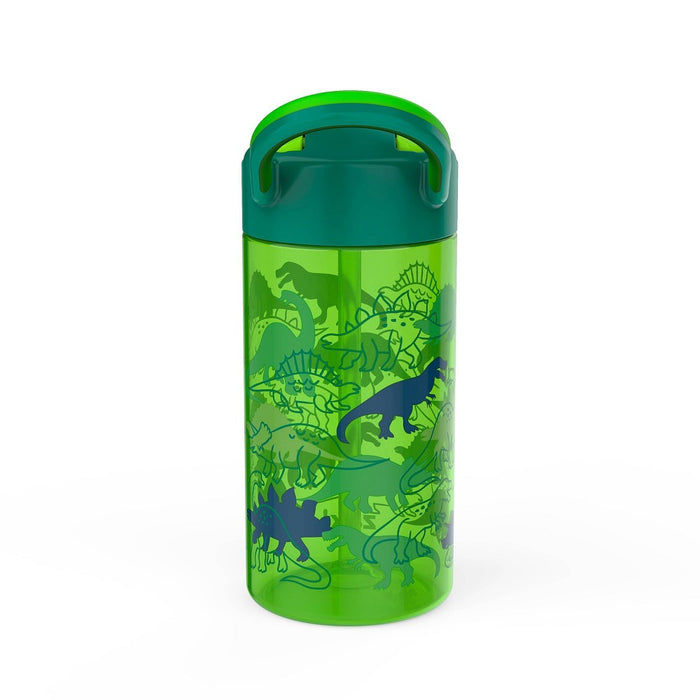18oz 2pk Plastic Dino's and Camping Valiant Kids Water Bottle Set - Zak Designs