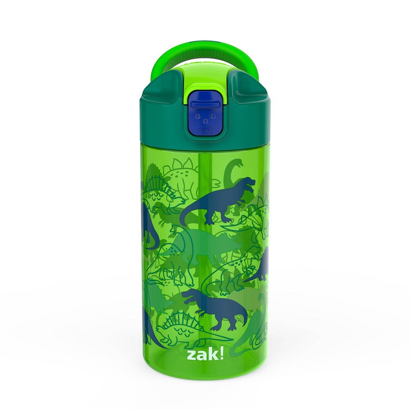 18oz 2pk Plastic Dino's and Camping Valiant Kids Water Bottle Set - Zak Designs