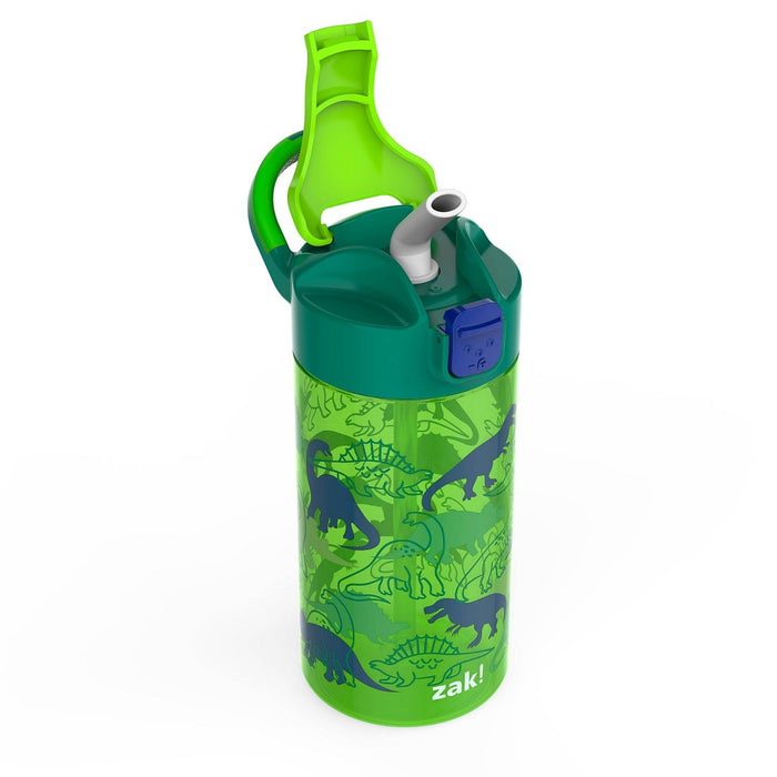 18oz 2pk Plastic Dino's and Camping Valiant Kids Water Bottle Set - Zak Designs