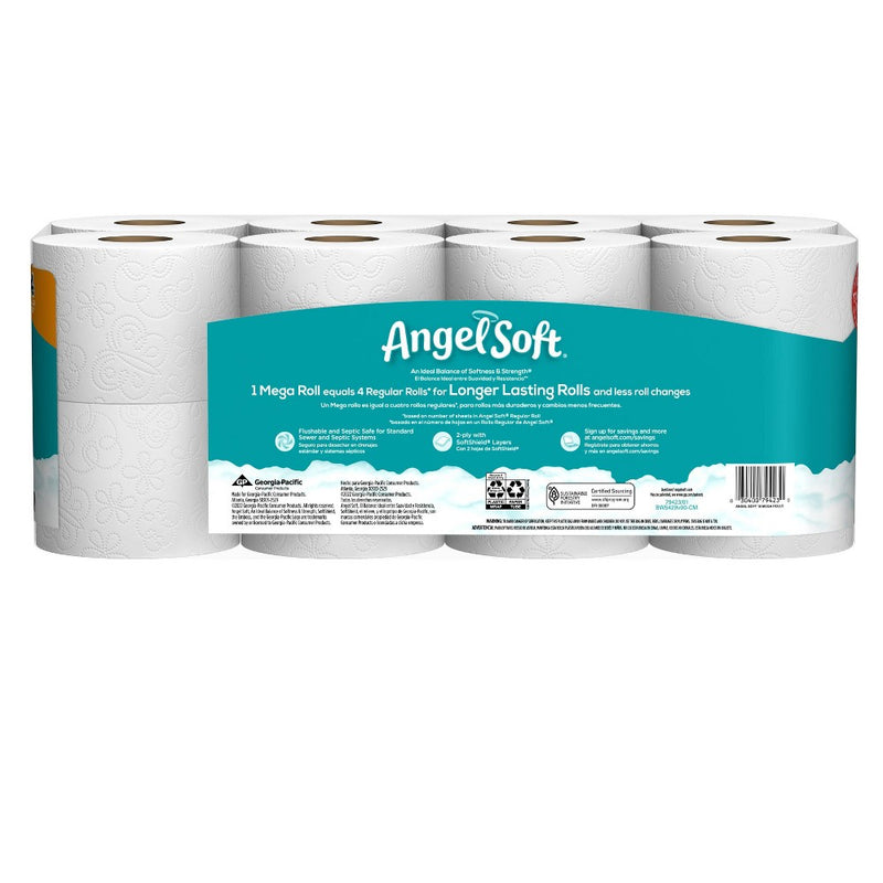 Angel Soft Toilet Paper - 16 Mega Rolls