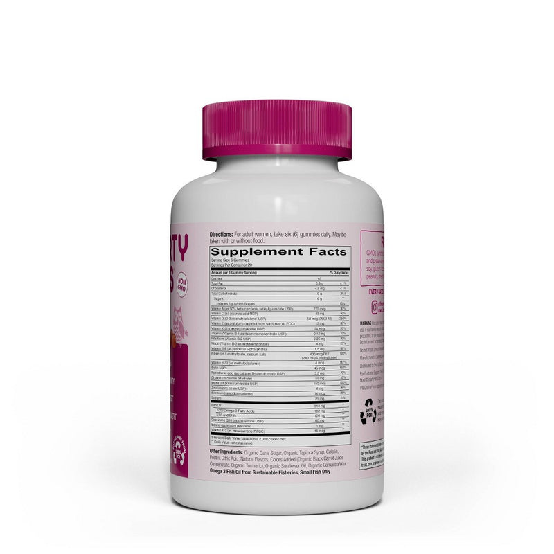 SmartyPants Women's Formula Multivitamin Gummies - 120ct- EXP. 05/24/2023