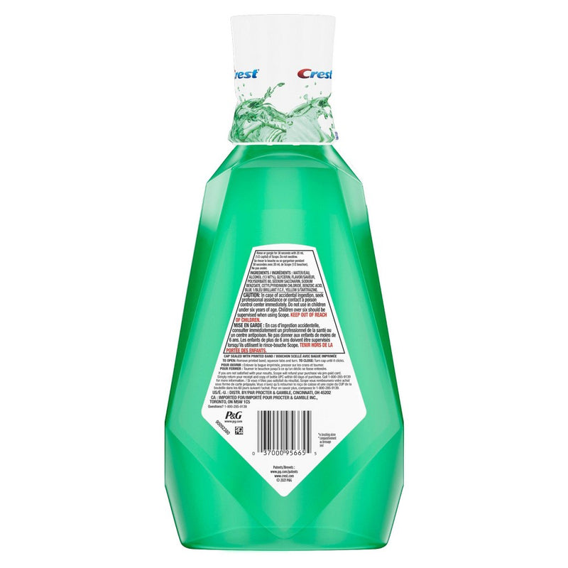 Crest Scope Outlast Mouthwash - Fresh Mint - 33.8 fl oz/1L
