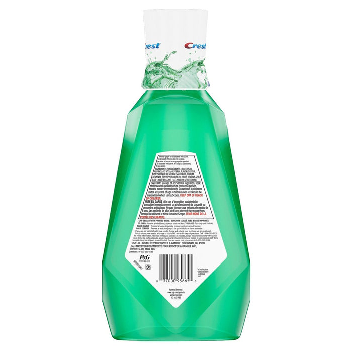 Crest Scope Outlast Mouthwash - Fresh Mint - 33.8 fl oz/1L