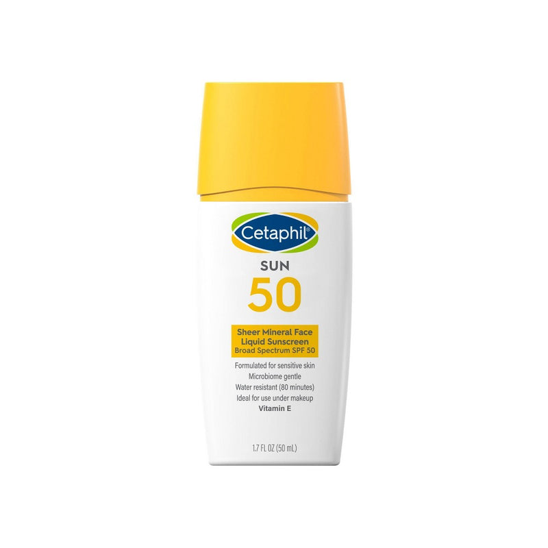 Cetaphil Sheer Mineral Face Liquid Drops - SPF 50 - 1.7 fl oz EXP 11/2026