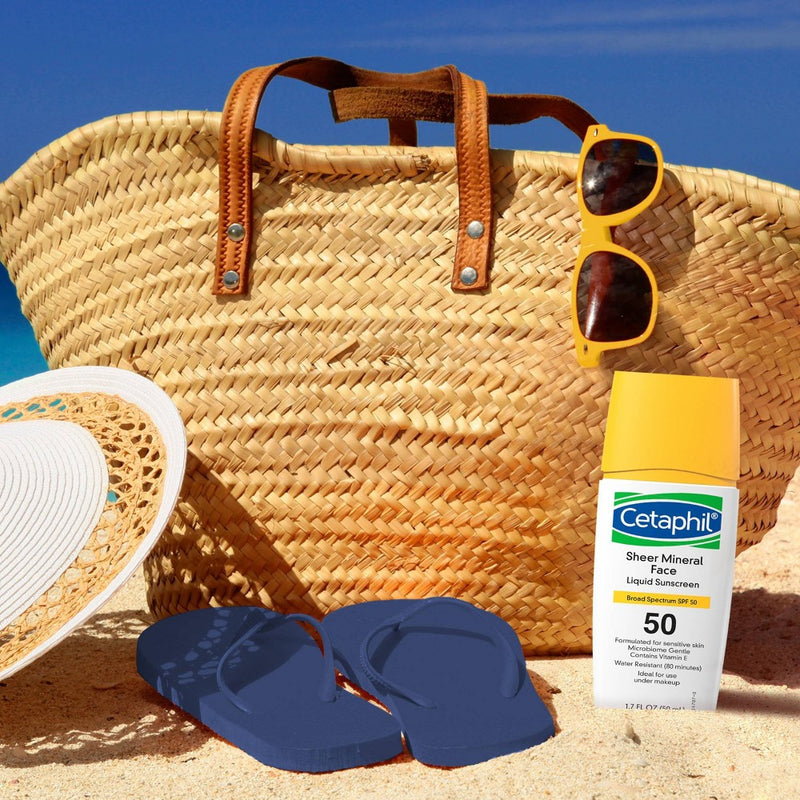 Cetaphil Sheer Mineral Face Liquid Drops - SPF 50 - 1.7 fl oz EXP 11/2026