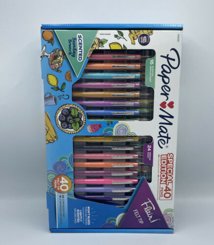 Paper Mate Special Edition 40ct Flair Pen Set 16 Scented 24 Reg