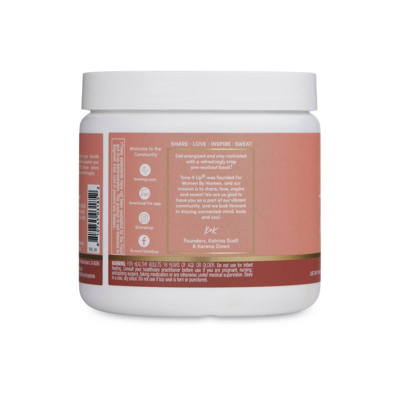 Tone It Up Plant-Based Energy Powder - Very Berry - 5.92oz - EXPIRES 11/2022