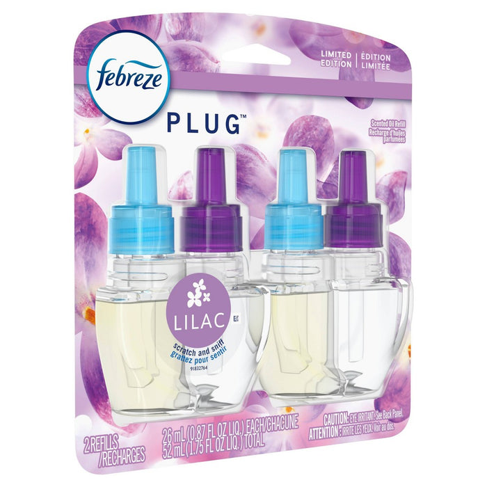 Febreze Plug Refill with Fade Defy Technology - Lilac - 2ct