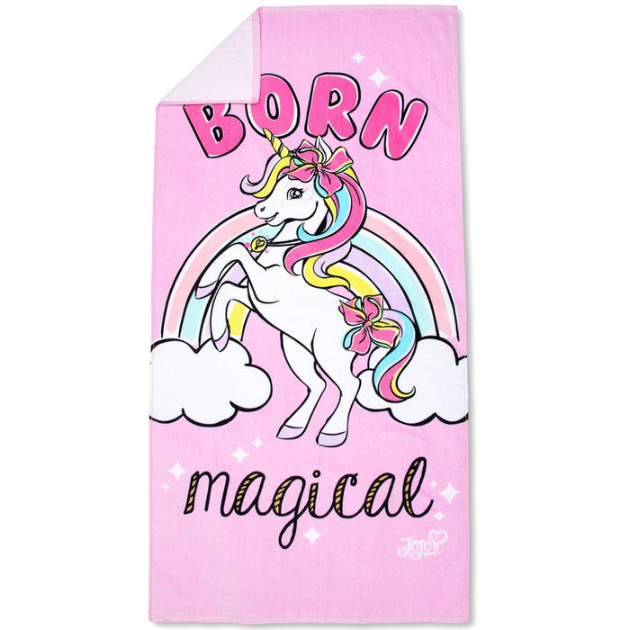 JoJo Siwa Born Magical Beach Towel Pink