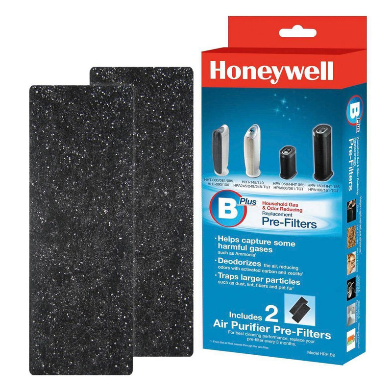 Honeywell 2pk Household Odor and Gas Reducing Pre Filter B+