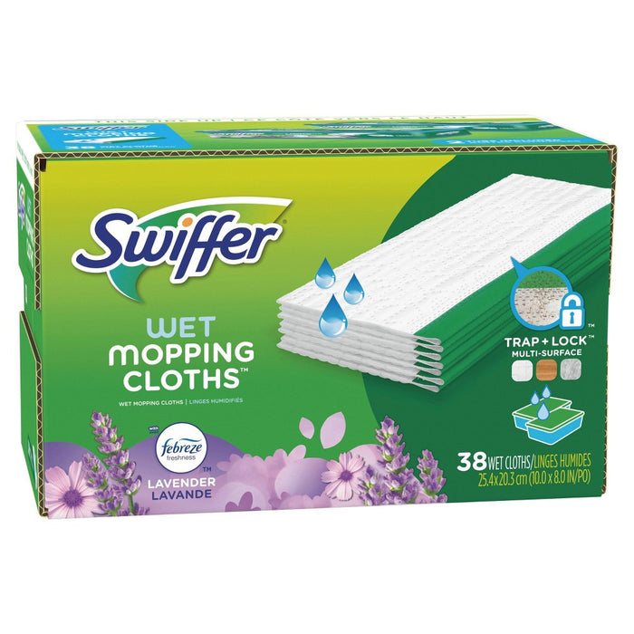 Swiffer Sweeper Wet Mopping Cloth - Lavender - 38ct