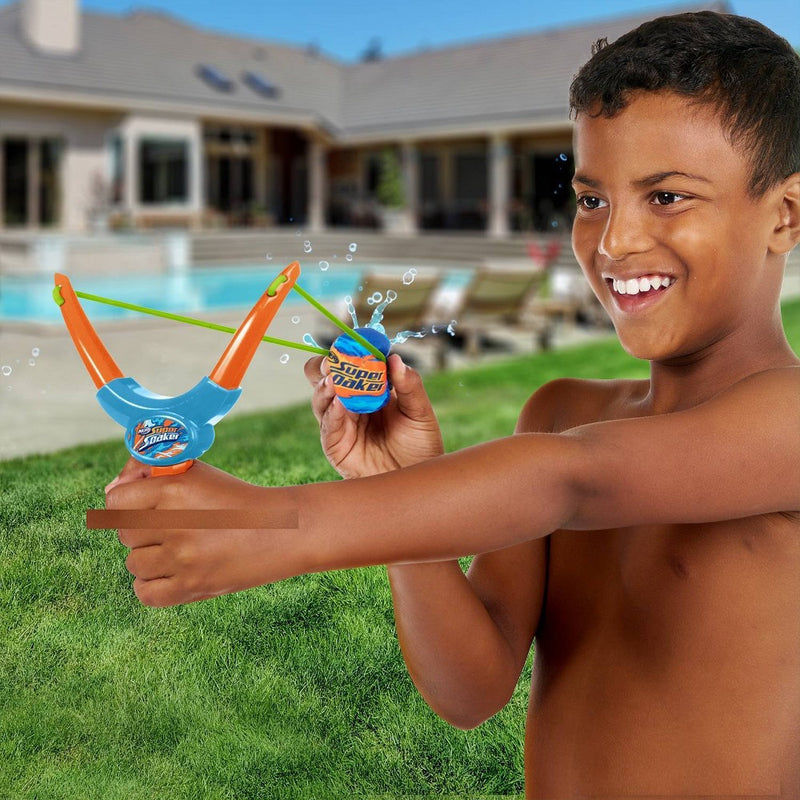 NERF Super Soaker 1.8" Storm Ball Sling N' Soak - Slingshot with 1 Reusable Water Ball