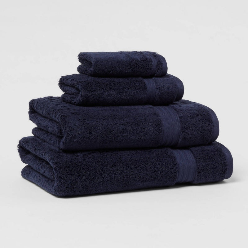 Antimicrobial Hand Towel Navy - Total Fresh