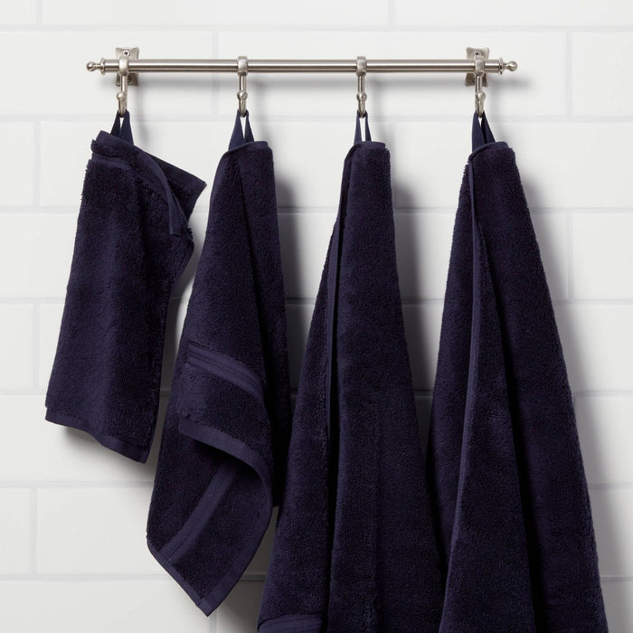 Antimicrobial Hand Towel Navy - Total Fresh