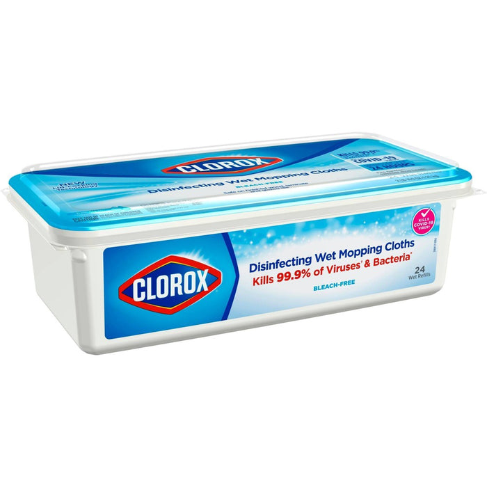 Clorox Disinfecting Mopping Cloth - Rain Clean - 24ct
