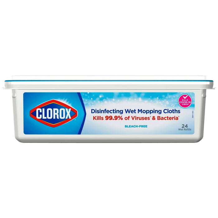 Clorox Disinfecting Mopping Cloth - Rain Clean - 24ct
