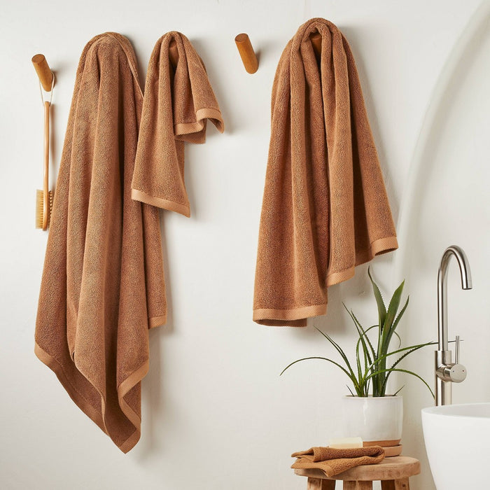 Organic Hand Towel Warm Brown - Casaluna™