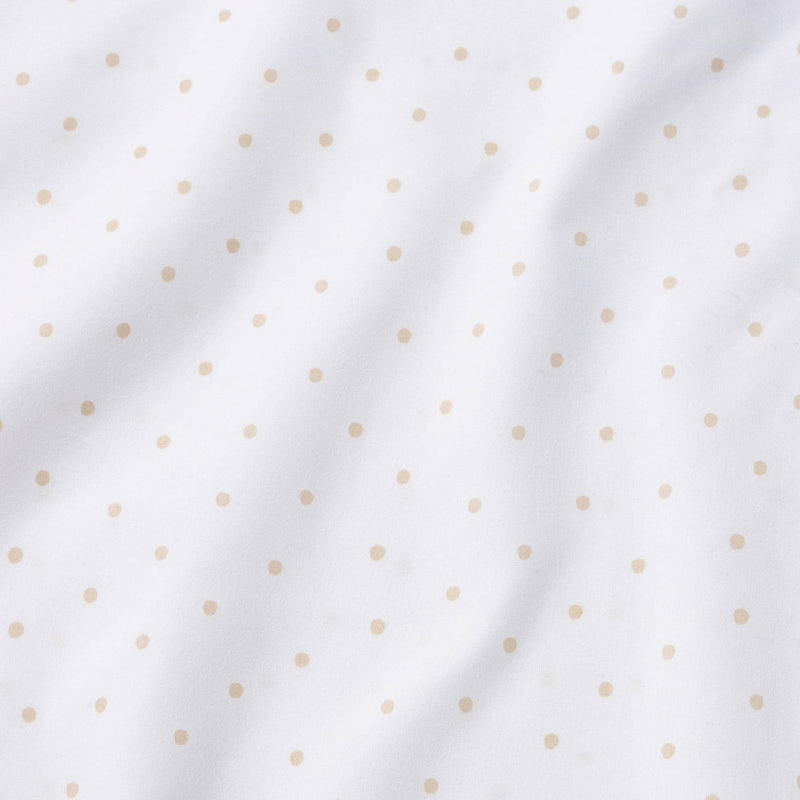 Full Micro Dot Flat Sheet Separates Beige - Pillowfort™