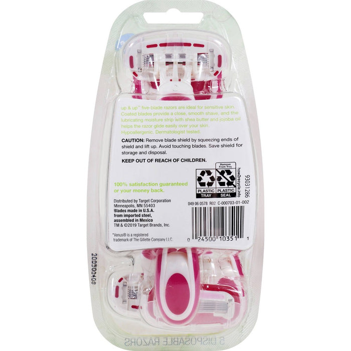 Women's 5 Blade Disposable Razors 5ct - up & up™
