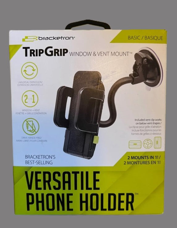 Bracketron TripGrip Window & Vent Mount - Black