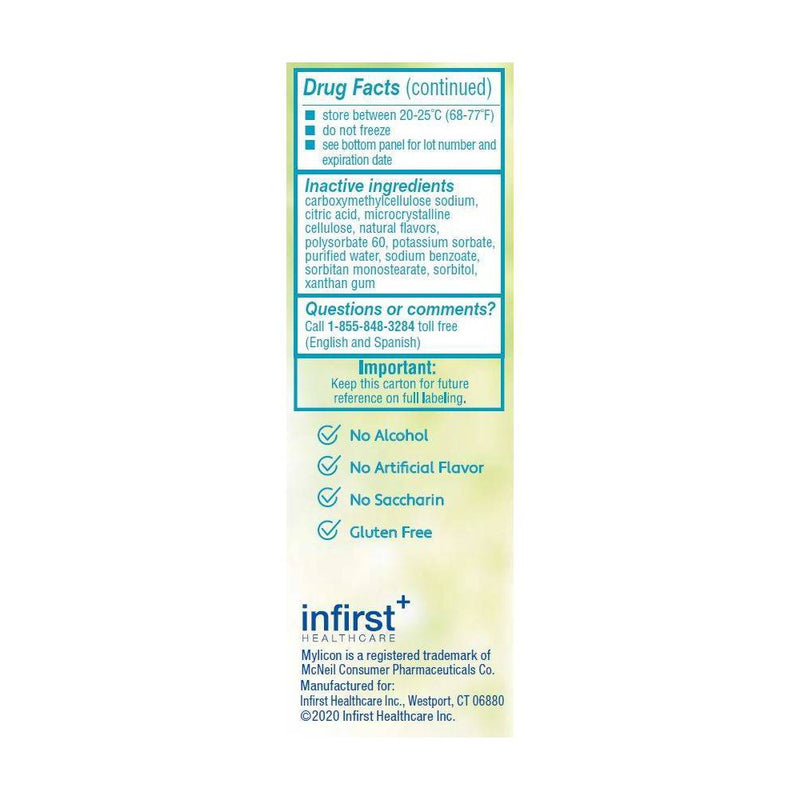 Mylicon Baby Colic Treatment Dye Free Drops - 1 fl oz EXP 07/2025