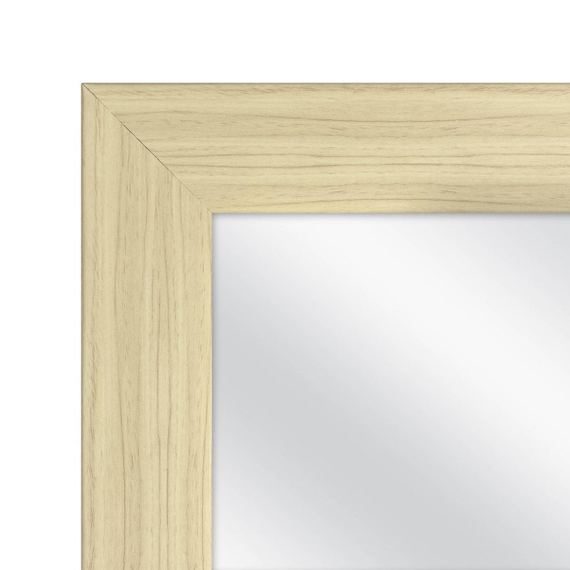 14.75" x 50".75" Natural Woodgrain OTD Full Length Mirror Brown - Room Essentials™ (LOCAL PICKUP ONLY)