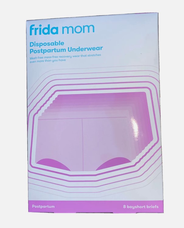 Frida Mom Disposable Postpartum Underwear Boy Shorts Briefs - Regular 8ct