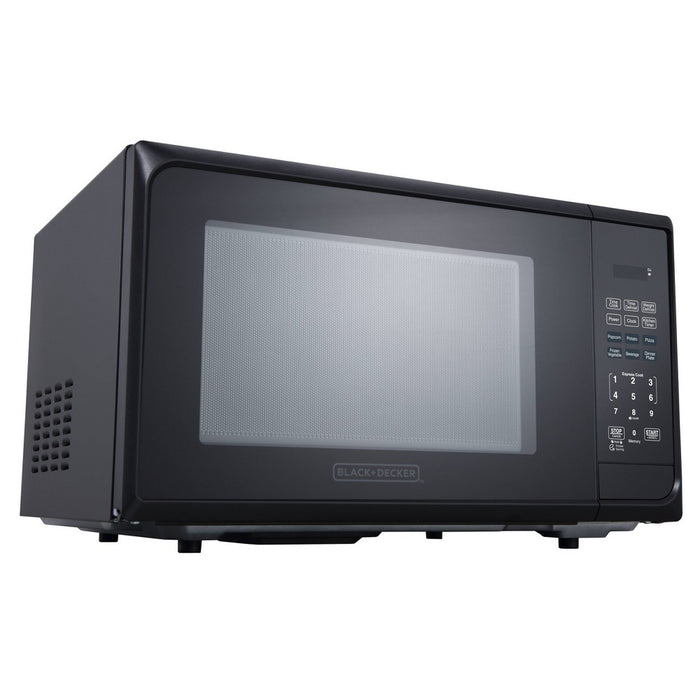 BLACK+DECKER 1.1 cu ft 1000W Microwave Oven - Stainless Steel Black (LOCAL PICKUP ONLY)