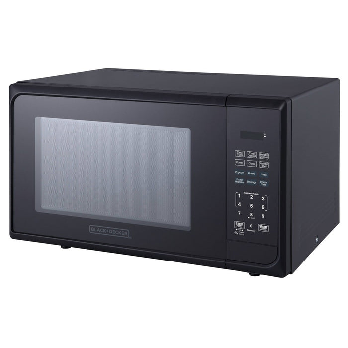 BLACK+DECKER 1.1 cu ft 1000W Microwave Oven - Stainless Steel Black (LOCAL PICKUP ONLY)
