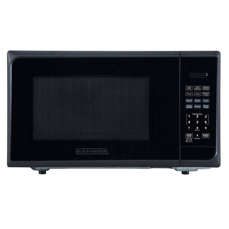 BLACK+DECKER 1.1 cu ft 1000W Microwave Oven - Stainless Steel Black (LOCAL PICKUP ONLY)