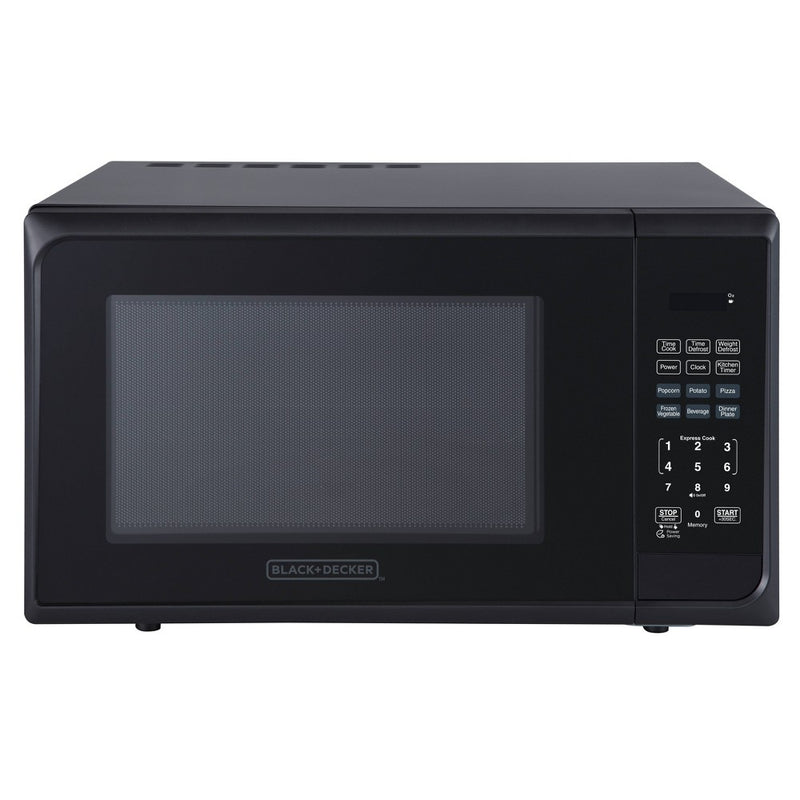 BLACK+DECKER 1.1 cu ft 1000W Microwave Oven - Stainless Steel Black (LOCAL PICKUP ONLY)