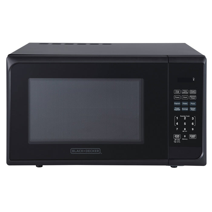 BLACK+DECKER 1.1 cu ft 1000W Microwave Oven - Stainless Steel Black (LOCAL PICKUP ONLY)