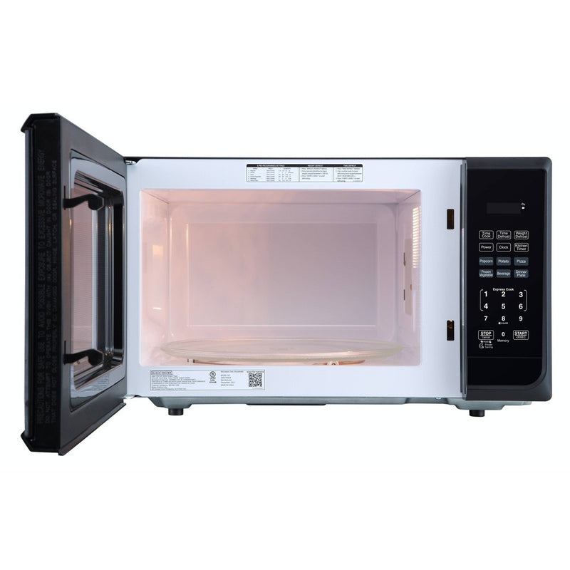 BLACK+DECKER 1.1 cu ft 1000W Microwave Oven - Stainless Steel Black (LOCAL PICKUP ONLY)