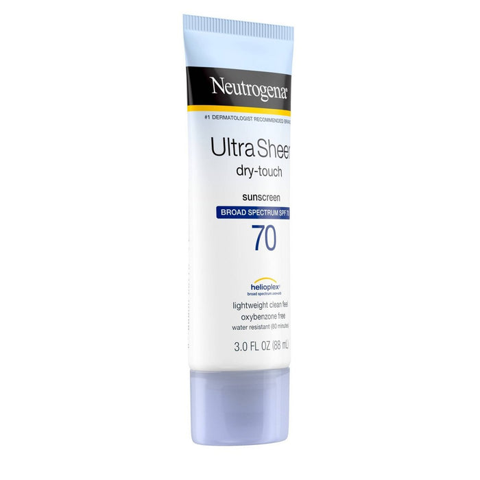 Neutrogena Ultra Sheer Sunscreen Lotion - SPF 70 - 3 fl oz EXP 06/2026