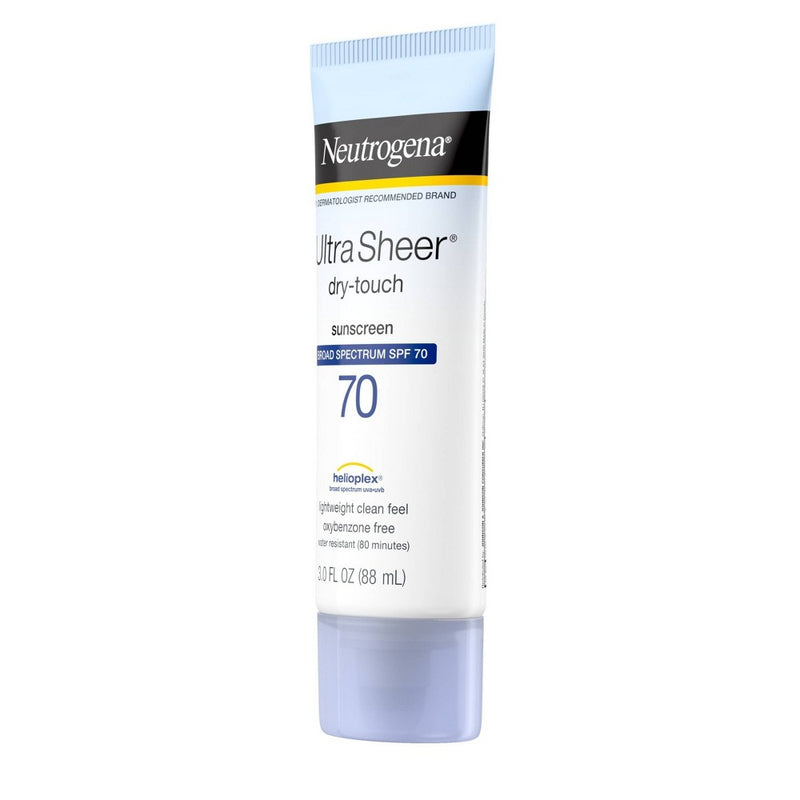 Neutrogena Ultra Sheer Sunscreen Lotion - SPF 70 - 3 fl oz EXP 06/2026