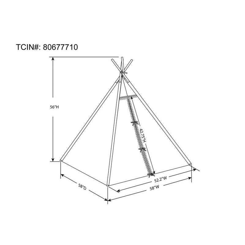 Pom Pom Tent Pink - Pillowfort™ (LOCAL PICKUP ONLY)