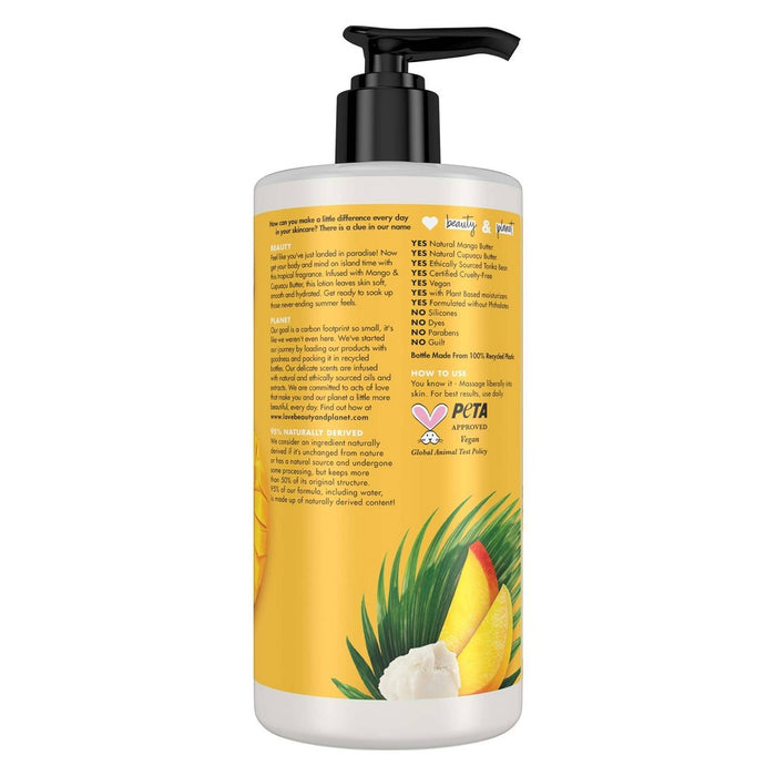 Love Beauty and Planet Mango & Cupuacu Butter Tropical Bliss Body Lotion - 13.5 fl oz