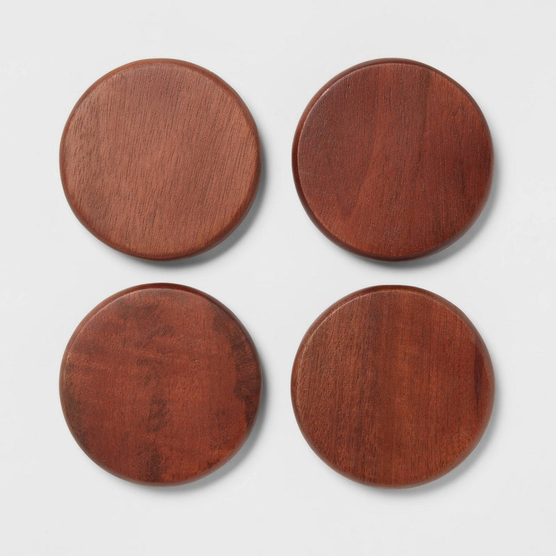 4pk Mango Wood Coasters - Threshold™