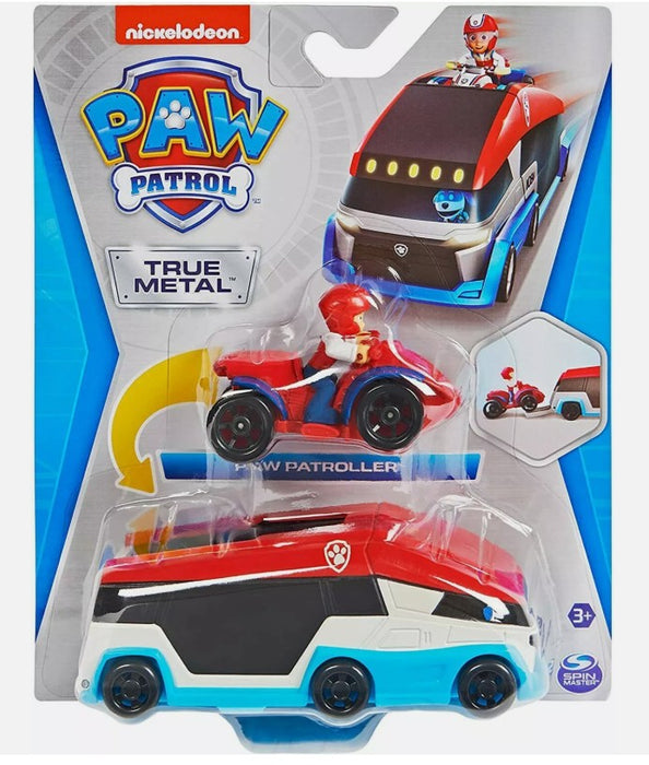 PAW Patrol True Metal PAW Patroller Team Vehicle with Ryder ATV