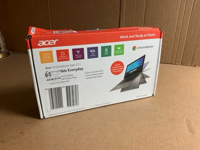 Acer 11.6" Spin 311 Chromebook Laptop, 32G Storage, Silver SEE DETAILS