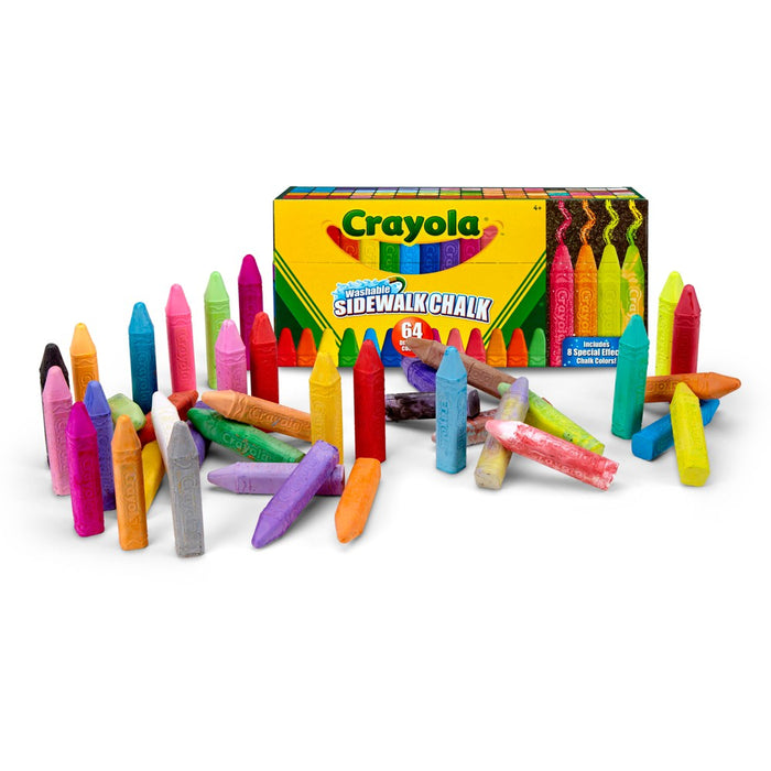 Crayola 64ct Sidewalk Chalk