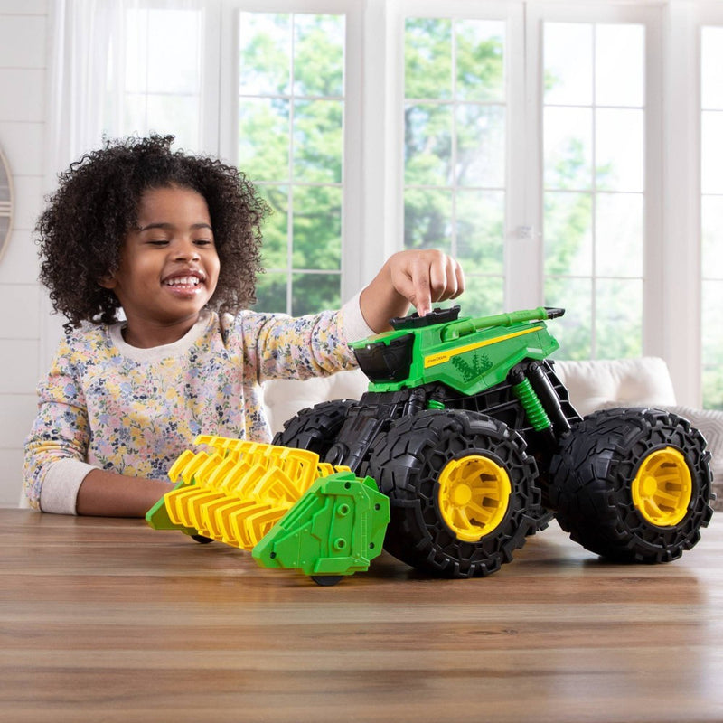 John Deere Monster Treads Super Scale Combine