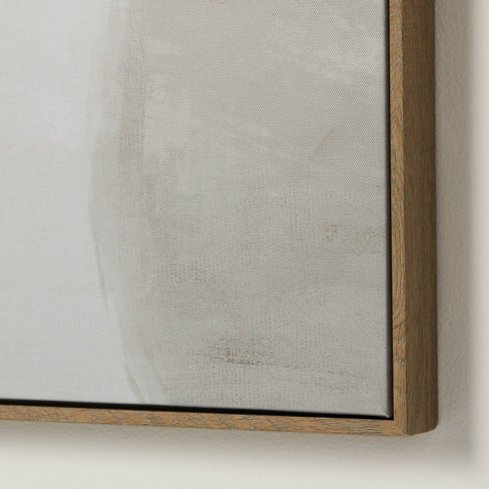 24" x 30" Neutral Abstract Lines Framed Canvas - Threshold™ designed with Studio McGee (LOCAL PICKUP ONLY)