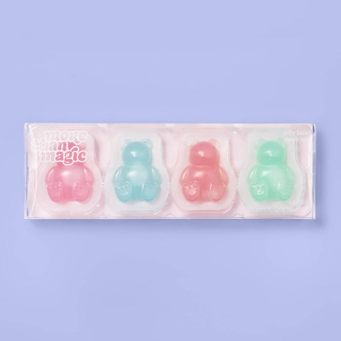Gummy Bear Jelly Pod Mask Set - 4ct/0.17 fl oz - More Than Magic™