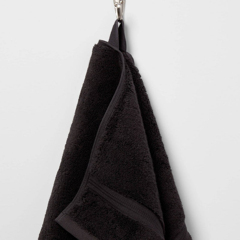 Antimicrobial Hand Towel Black - Total Fresh