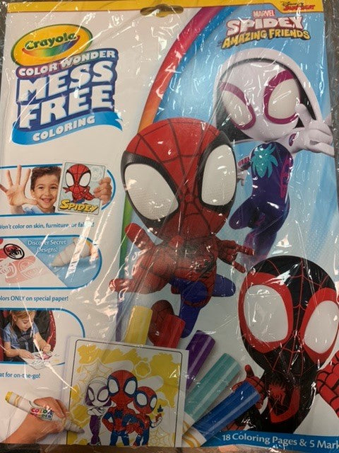 Crayola Color Wonder Foldalope - Spidey & His Amazing Friends *Brand New!*